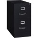 Lorell Fortress Series 25" Commercial-Grade Vertical File Cabinet - 15" x 25" x 28.4" - 2 x Drawer(s) for File - Letter - Vertic