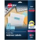 Avery Shipping Labels - 1" Width x 2 5/8" Length - Permanent Adhesive - Rectangle - Laser - Pastel Blue - Paper - 30 / Sheet - 2