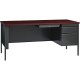 Lorell Fortress Series 66" Right-Pedestal Desk - For - Table TopRectangle Top x 66" Table Top Width x 30" Table Top Depth x 1.12