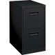 Lorell 22" File/File Mobile File Cabinet with Recessed Pull - 15" x 22.9" x 28" - 2 x Drawer(s) for File - Letter - Security Loc