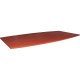 Lorell Essentials Boat-Shaped Conference Tabletop (Box 1 of 2) - 94.5" x 47.3" x 1.3" x 1" - Finish: Cherry, Laminate - For Offi