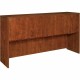 Lorell Essentials Series Stack-on Hutch with Doors - 70.9" x 14.8" x 36" - 4 Door(s) - Finish: Cherry, Laminate - Cord Managemen