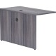 Lorell Essentials Series Bridge - 48" Width x 24" Depth x 29.5" Height - Polyvinyl Chloride (PVC) - Laminate, Weathered Charcoal