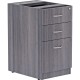 Lorell Essentials Series Box/Box/File Fixed File Cabinet - 16" x 22"28.3" - File, Box Drawer(s) - Finish: Laminate, Weathered Ch