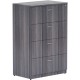 Lorell Essentials Series 4-Drawer Lateral File - 35.5" x 22"54.8" Lateral File, 1" Top - 4 x File Drawer(s) - Finish: Weathered 
