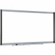 Lorell Signature Series Magnetic Dry-erase Markerboard - 72" (6 ft) Width x 48" (4 ft) Height - Coated Steel Surface - Silver, E