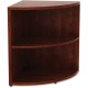 Lorell Essentials Series Desk End Corner Bookcase - 29.5" Height x 23.6" Width x 23.6" DepthFloor - Cherry - Laminate, Polyvinyl