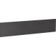 Lorell Essentials Series Hutch Tackboards - 16.50" Height x 56.75" Width x 0.50" Depth - Black Fabric Surface - Laminated - 1 Ea