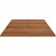 Lorell Hospitality/Conference Tabletop - 0.1" Edge, 42" x 42"1" - Band Edge - Walnut Table Top - For Reception Area, Conference 