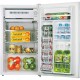 Lorell Compact Refrigerator - 3.20 ft³ - Manual Defrost - Manual Defrost - Reversible - 3.20 ft³ Net Refrigerator Capacity - Bla