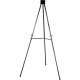 Lorell Telescoping Easel - 34" (2.8 ft) Width x 66" (5.5 ft) Height - Aluminum Surface - Black Frame - Foldable - 1 Each