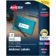 Avery Address Labels, Glossy White, 1" x 2-5/8" , 750 Total (6526) - 1" Width x 2 5/8" Length - Permanent Adhesive - Rectangle -