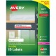 Avery Permanent Durable ID Laser Labels - Waterproof - 5/8" Width x 3" Length - Permanent Adhesive - Rectangle - Laser - Matte -