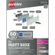 The Mighty Badge Name Badge Kits - Plastic - Silver - 5 / Carton