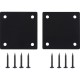 Lorell Mounting Plate for Modular Device - Black - 2 / Pack - Iron