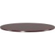 Lorell Essentials Conference Tabletop - For - Table TopLaminated Round, Mahogany Top x 47.25" Table Top Width x 47.25" Table Top