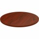 Lorell Hospitality/Conference Tabletop - 1"36" , 0.1" Edge - Band Edge - Mahogany Table Top - Sturdy - For Reception Area, Confe