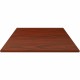 Lorell Hospitality/Conference Tabletop - 0.1" Edge, 42" x 42"1" - Band Edge - Mahogany Table Top - For Reception Area, Conferenc