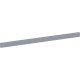 Lorell Single-Wide Horizontal Panel Strip for Adaptable Panel System - 33.1" Width x 0.5" Depth x 1.8" Height - Aluminum - Silve