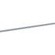 Lorell Double-wide Horizontal Panel Strip for Adaptable Panel System - 67" Width x 0.5" Depth x 1.8" Height - Aluminum - Silver