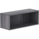 Lorell Panel System Open Storage Cabinet - 18.1" Height x 31.5" Width x 15.8" Depth - Charcoal - Laminate - 1 Each