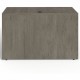 Lorell Prominence 2.0 Bridge - 48" x 24"29" , 1" Top, 0.1" Edge - Band Edge - Material: Particleboard - Finish: Gray Elm, Thermo
