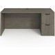 Lorell Prominence 2.0 Right-Pedestal Credenza - 66" x 24"29" , 1" Top, 0.1" Edge - 2 x File Drawer(s) - Single Pedestal on Right