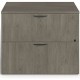 Lorell Prominence 2.0 Lateral File - 36" x 22"29" , 1" Top, 0.1" Edge - 2 x File Drawer(s) - Band Edge - Material: Laminate - Fi