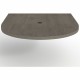 Lorell Prominence 2.0 Half-Racetrack Conference Tabletop - 60" x 48" x 1.5" , 0.1" Edge - Band Edge - Material: Particleboard - 
