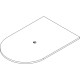 Lorell Prominence 2.0 Half-Racetrack Conference Tabletop - For - Table TopMahogany Racetrack, Laminated Top x 72" Table Top Widt