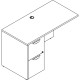Lorell Prominence 2.0 Left Return - 48" x 24"29" , 1" Top, 0.1" Edge - 2 x File Drawer(s) - Band Edge - Material: Particleboard 
