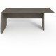 Lorell Prominence 2.0 Peninsula Desk - 72" x 30"29" , 1" Top, 0.1" Edge - Material: Particleboard, Thermofused Melamine (TFM) - 