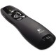Logitech R400 Wireless Presenter - Laser - Wireless - 49.21 ft - Radio Frequency - 2.40 GHz - Black - 1 - USB - 2
