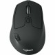 Logitech M720 Triathlon Multi-Device Wireless Mouse, Bluetooth, USB Unifying Receiver, 1000 DPI, 8 Buttons, 2-Year Battery, Comp