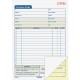 Adams Carbonless Purchase Order Statement - Tape Bound - 2 PartCarbonless Copy - 5.56" x 8.43" Sheet Size - 2 x Holes - White, C