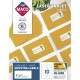MACO White Laser/Ink Jet Shipping Label - 2" Width x 4" Length - Rectangle - Laser, Inkjet - White - 10 / Sheet - 1000 / Box - L