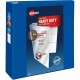 Avery Heavy-Duty View Pacific Blue 4" Binder (79814) - Avery Heavy-Duty View 3 Ring Binder, 4" One Touch EZD Rings, 4.5" Spine, 