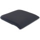 The ComfortMakers Deluxe Seat/Back Cushion - Hook Mount - Black - Polyurethane, Memory Foam - 1 Each