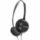 Maxell HP200MIC 199929 Headset - Mini-phone (3.5mm) - Wired - Ear-cup - 6 ft Cable - Black
