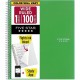 Five Star Wirebound Wide Rule 1-Subject Notebook - 100 Sheets - Wire Bound - Wide Ruled - 8" x 10 1/2" - NavyPlastic Cover - 1 E