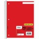 Mead One-subject Spiral Notebook - 70 Sheets - Spiral - College Ruled - 8" x 10 1/2" - White Paper - AssortedBoard Cover - Heavy