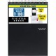Mead 1-Subject Notepad - 100 Sheets - Wire Bound - 8 1/2" x 11" - White Paper - Assorted Laminated Plastic Cover - Perforated - 
