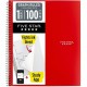 Mead 1-subject Graph Ruled Notebook - Letter-size - 100 Sheets - Wire Bound - Quad Ruled - Letter - 8 1/2" x 11" - White Paper -