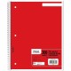 Mead 5-Subject Wire-bound Notebook - Letter-size - 200 Sheets - Spiral - College Ruled - Letter - 8 1/2" x 11" - White Paper - A