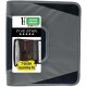 Mead Zipper Binder - 500 Sheet Capacity - 3 x Ring Fastener(s) - 3 Pocket(s) - Multi-colored - Zipper Closure, Wear Resistant, T