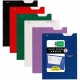 Mead Pocket Folder - 4 Internal Pocket(s) - Assorted - 6 / Pack
