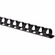 Mead CombBind Binding Spines - 0.43" Maximum Capacity - 70 x Sheet Capacity - For Letter 8 1/2" x 11" Sheet - Plastic - 125 / Bo