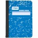 Mead Square Deal Colored Memo Book - 80 Sheets - Tape Bound - 3 1/2" x 4 1/2" - Assorted Marble Cover - 1 Each