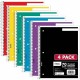 Mead 1 Subject Wide Ruled Spiral Notebook - 70 Sheets - 140 Pages - Spiral Bound - 3 Hole(s) - 10 1/2" x 8" - 10" x 8" x 0.5" - 
