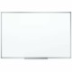 Mead Basic Dry-Erase Board - 23.8" (2 ft) Width x 17.6" (1.5 ft) Height - White Melamine Surface - Silver Aluminum Frame - Durab